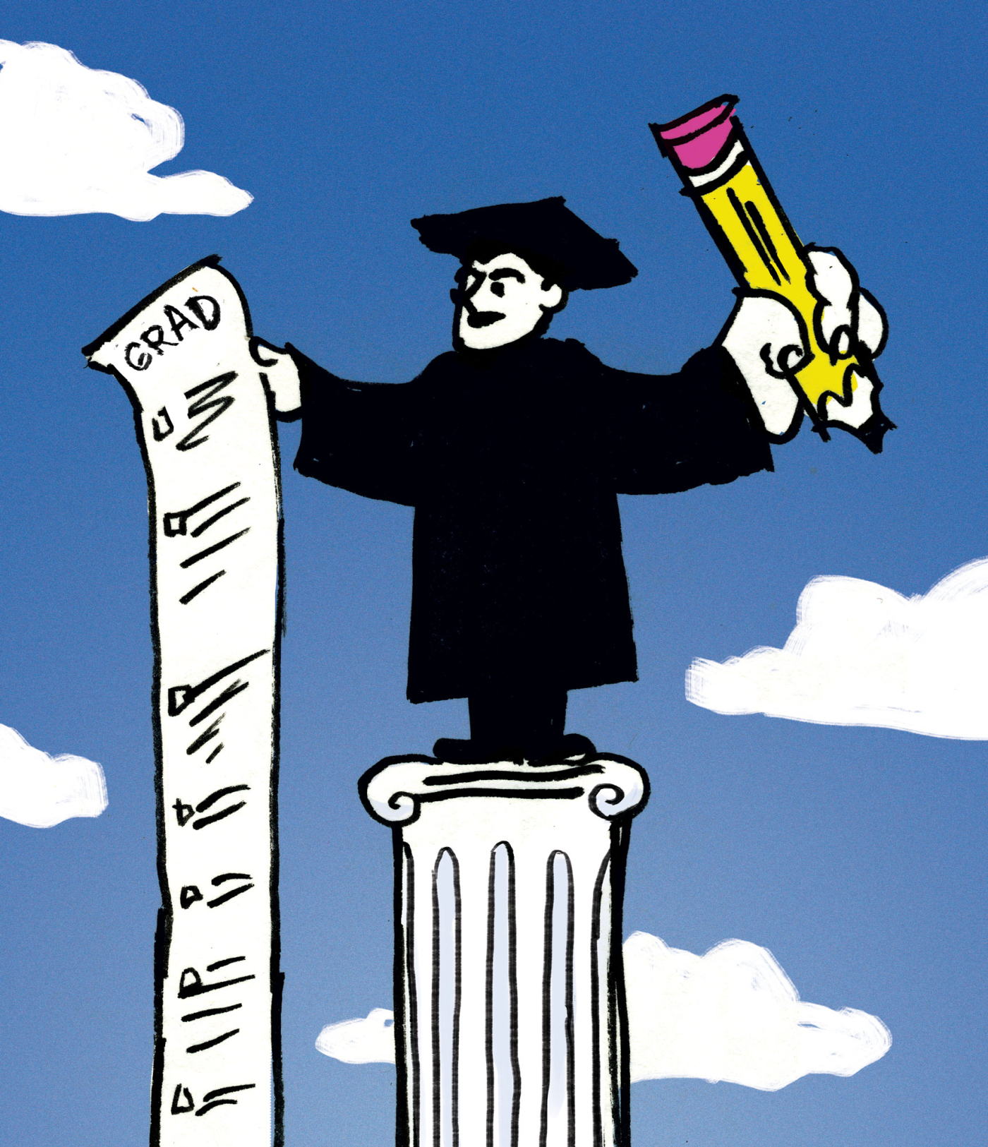 Illustration by Dorottya Faa :: Graduation Checklist