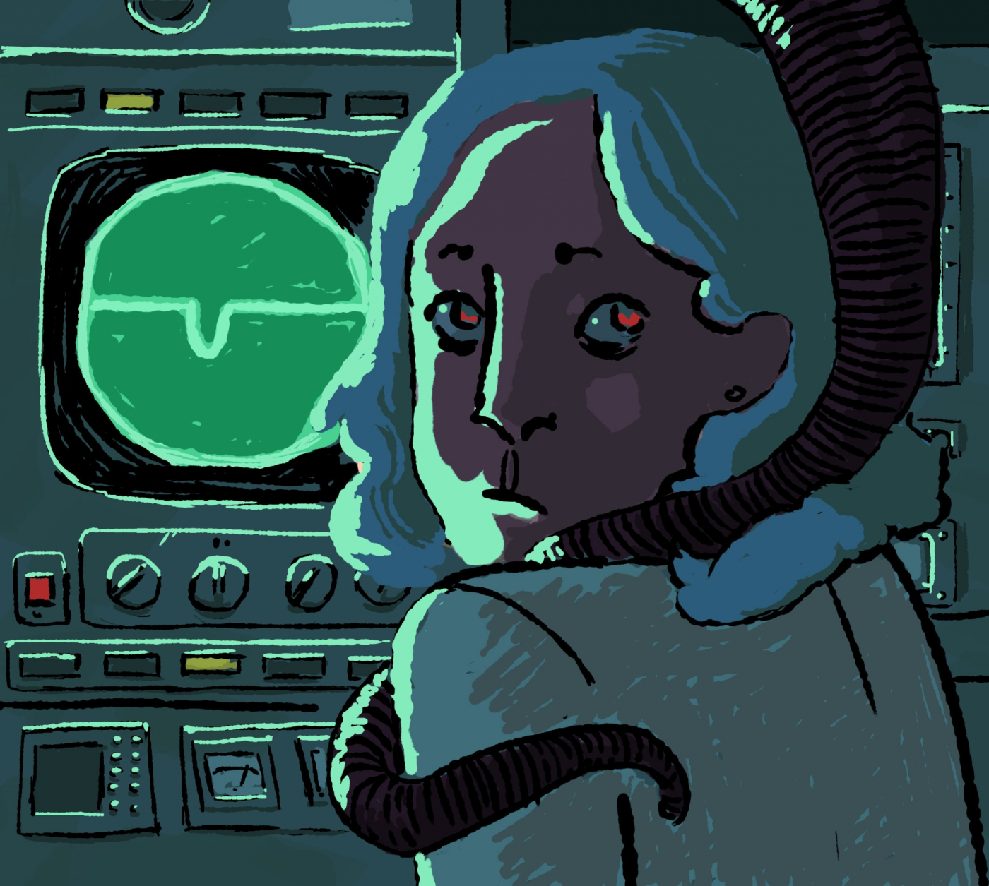 Illustration by Dorottya Faa :: Deep Sea Horrors II (0)
