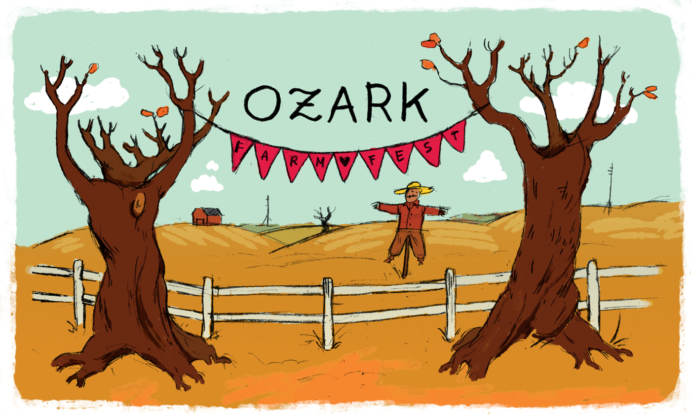 Illustration by Dorottya Faa :: Ozark Farm Fest