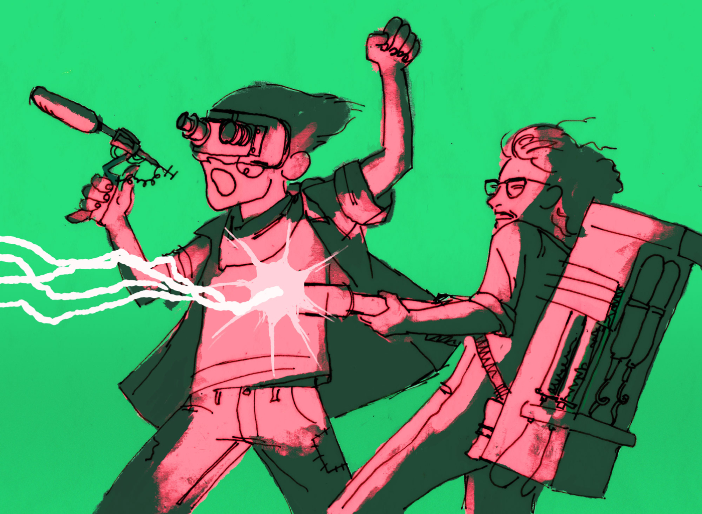 Illustration by Dorottya Faa :: Ghostbusters: Afterlife