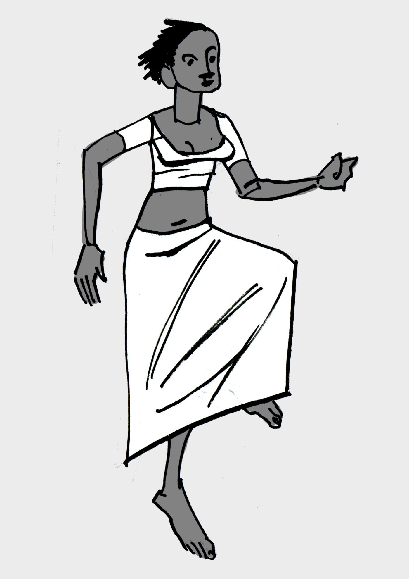 Illustration by Dorottya Faa :: Jumping Girl (0)